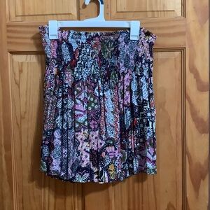 LOFT Mini skirt. Large. Elastic waist. Excellent condition